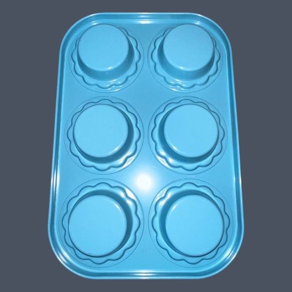 Pampered Chef Mini Pie Pan Blue Steel Bottom #1604 - Picture 2 of 4